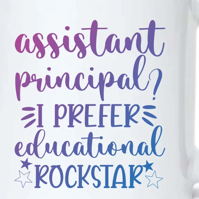 Funny Assistant Principal I Prefer Educational Rockstar Gift Cute Gift Black Color Changing Mug