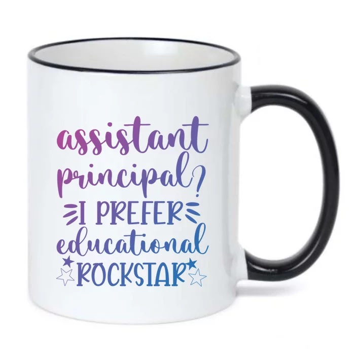 Funny Assistant Principal I Prefer Educational Rockstar Gift Cute Gift Black Color Changing Mug