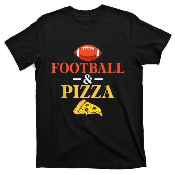 Football And Pizza Lover Footballer T-Shirt