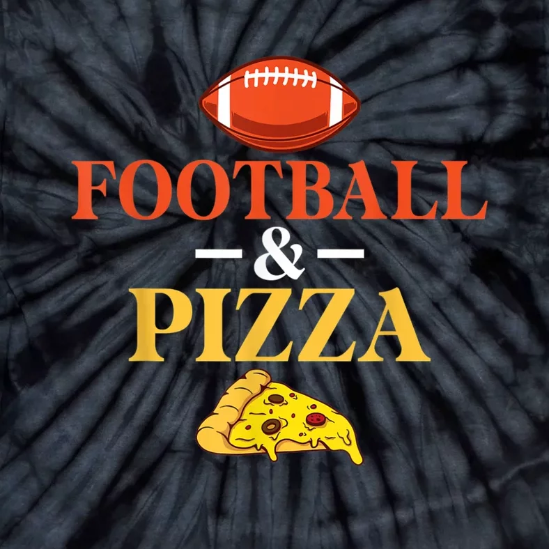 Football And Pizza Lover Footballer Tie-Dye T-Shirt