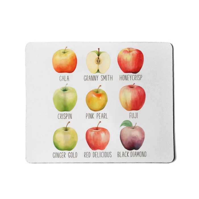 Fall Apple Picking Apple Orchard Boho Farm Fesh Mousepad