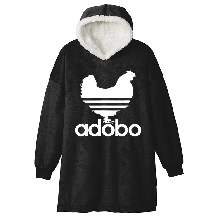 Filipino Adobo Philippines Chicken Farm Girl Men Women Gifts Hooded Wearable Blanket