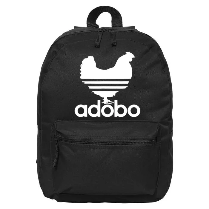 Filipino Adobo Philippines Chicken Farm Girl Men Women Gifts 16 in Basic Backpack