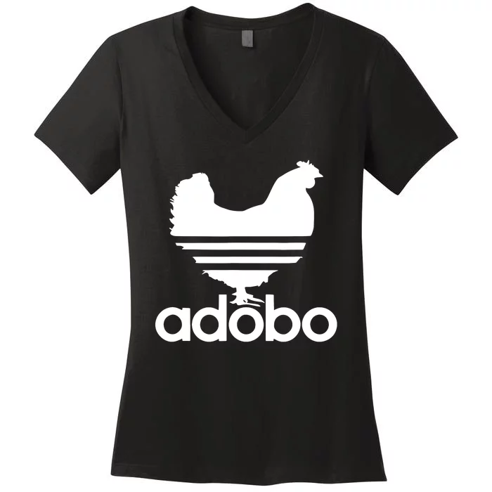 Filipino Adobo Philippines Chicken Farm Girl Men Women Gifts Women's V-Neck T-Shirt