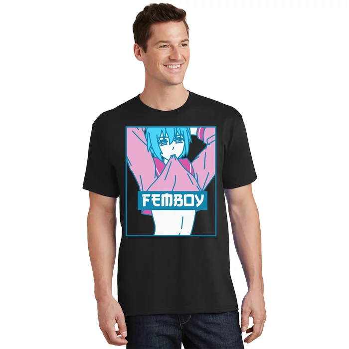 Femboy Aesthetic Pastel Yaoi Anime Boy Crossdressing T-Shirt