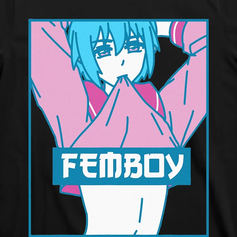 Femboy Aesthetic Pastel Yaoi Anime Boy Crossdressing T-Shirt