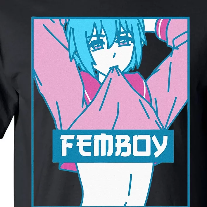 Femboy Aesthetic Pastel Yaoi Anime Boy Crossdressing Tall T-Shirt