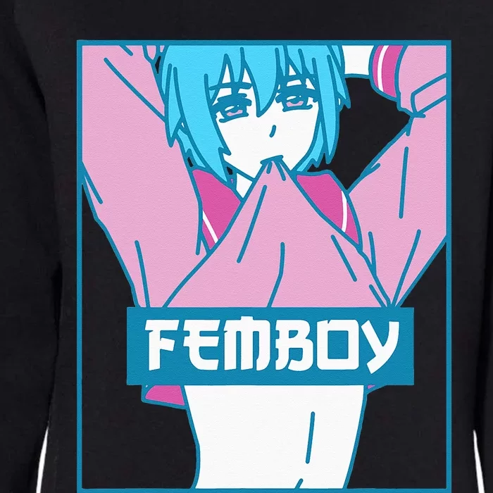 Femboy Aesthetic Pastel Yaoi Anime Boy Crossdressing Womens California Wash Sweatshirt