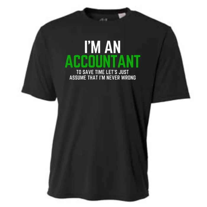 Funny Accountant Pun Cpa Accounting Bookkeeping Cooling Performance Crew T-Shirt