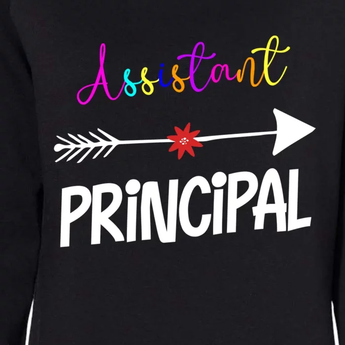 Funny Assistant Principal Back To School Appreciation Day Cute Gift Womens California Wash Sweatshirt