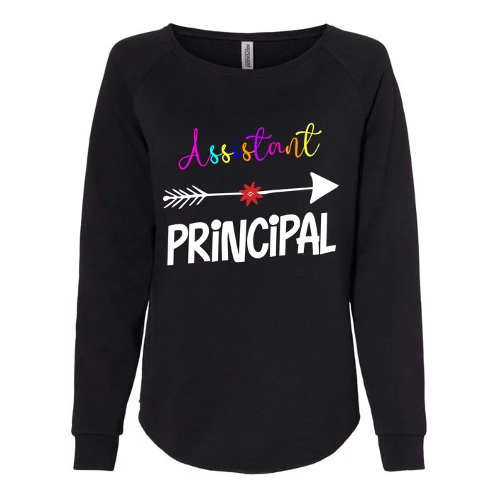 Funny Assistant Principal Back To School Appreciation Day Cute Gift Womens California Wash Sweatshirt