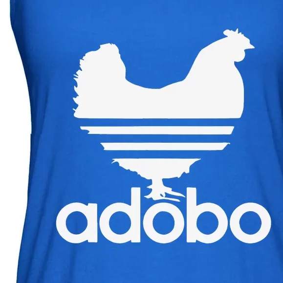 Filipino Adobo Philippines Chicken Farm Gift Ladies Essential Flowy Tank