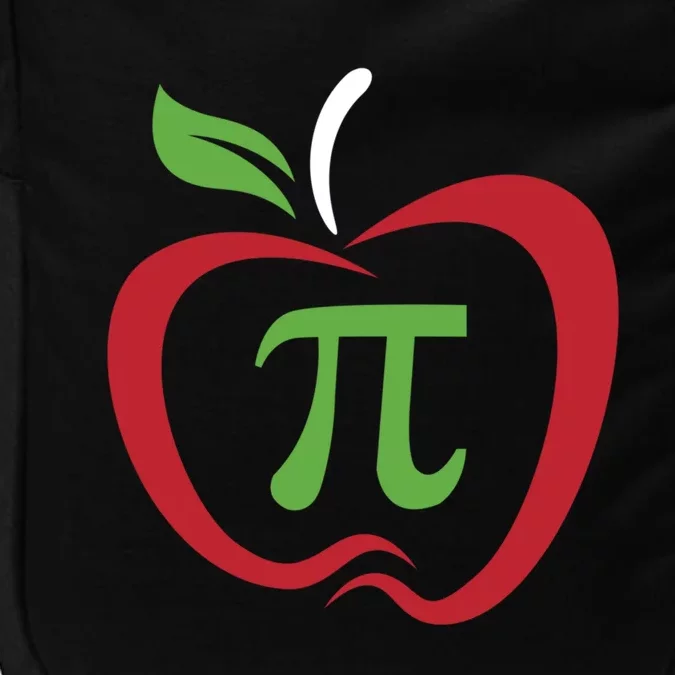 Funny Apple Pi Math Teacher Design Gift Apple Pie Food Pun Gift Impact Tech Backpack