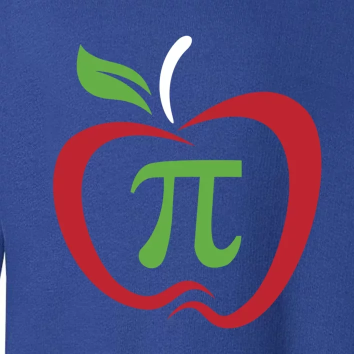 Funny Apple Pi Math Teacher Design Gift Apple Pie Food Pun Gift Toddler Sweatshirt