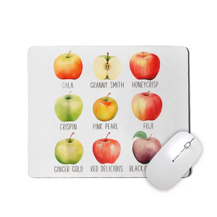 Fall Apple Picking Apple Orchard Boho Farm Fesh Mousepad