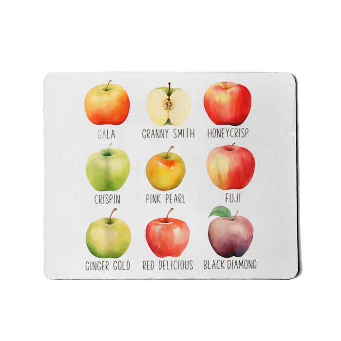 Fall Apple Picking Apple Orchard Boho Farm Fesh Mousepad