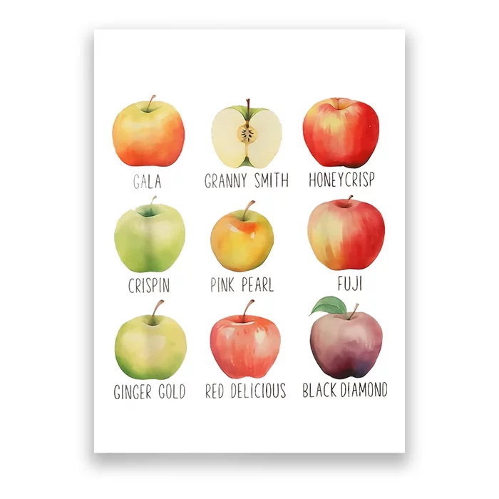 Fall Apple Picking Apple Orchard Boho Farm Fesh Poster