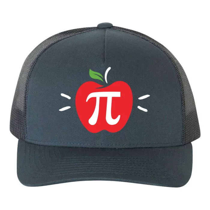 Funny Apple Pi Math Teacher Gift Meaningful Gift Apple Pie Food Pun Great Gift Yupoong Adult 5-Panel Trucker Hat