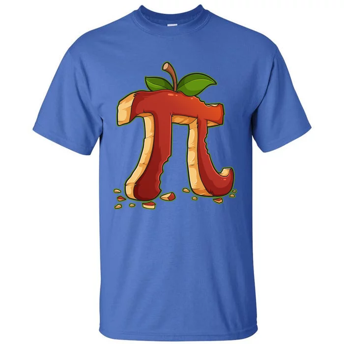 Funny Apple Pie Happy Pi Day Math Club Pie Day Maths Gift Tall T-Shirt