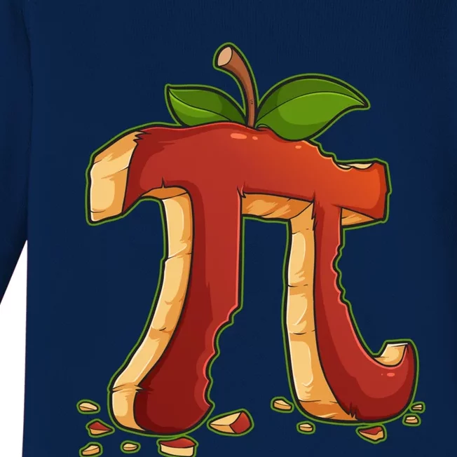 Funny Apple Pie Happy Pi Day Math Club Pie Day Maths Gift Baby Long Sleeve Bodysuit