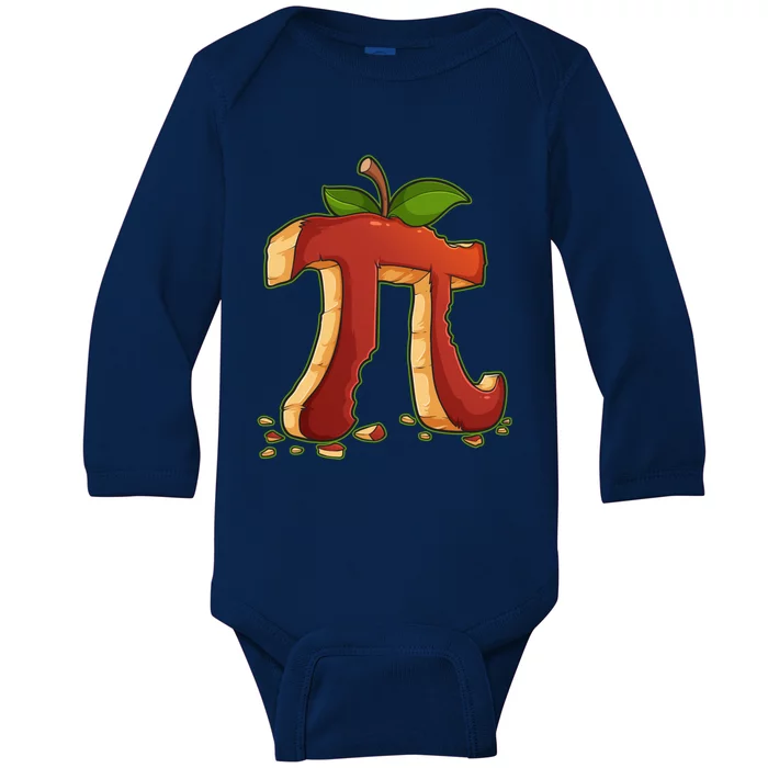 Funny Apple Pie Happy Pi Day Math Club Pie Day Maths Gift Baby Long Sleeve Bodysuit