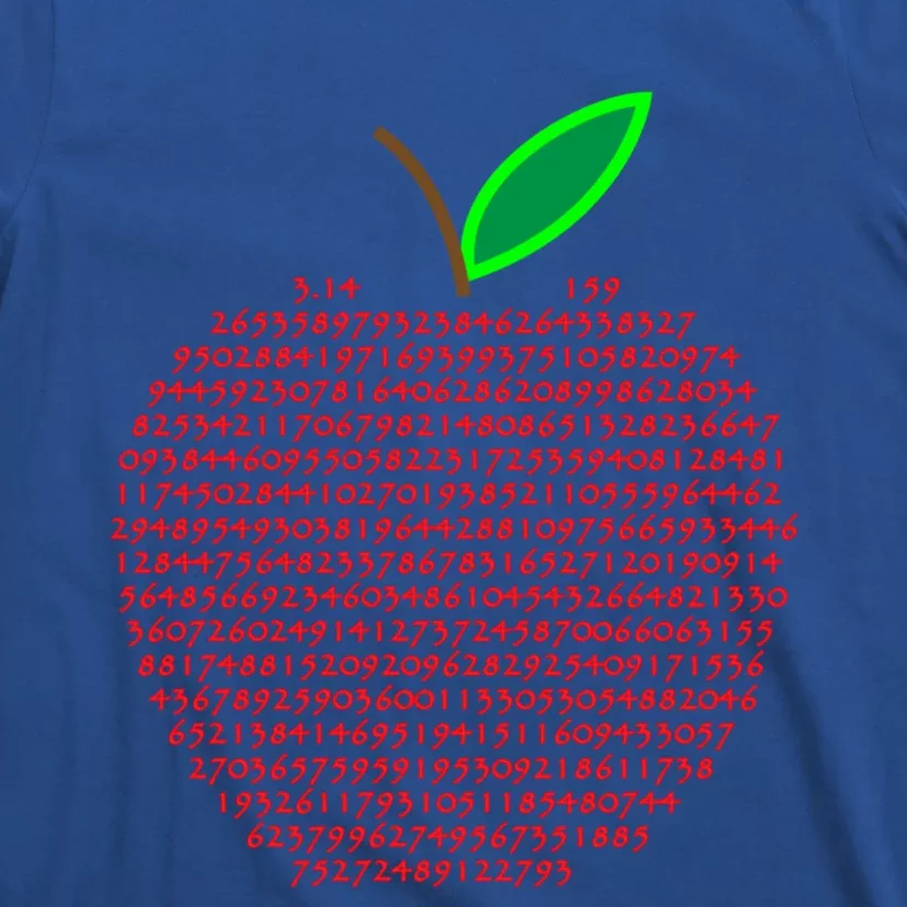 Funny Apple Pie Pi Day Nerd Math 3 14 Novelty Design Gift T-Shirt