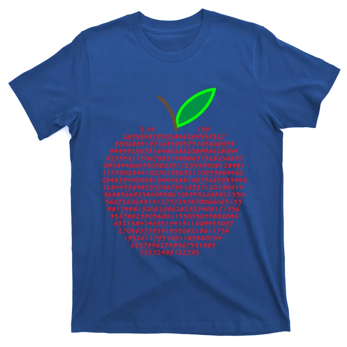 Funny Apple Pie Pi Day Nerd Math 3 14 Novelty Design Gift T-Shirt