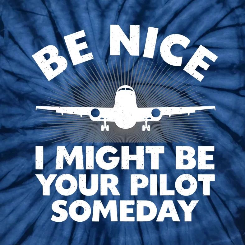 Funny Airline Pilot Art For Aviation Future Pilot Tie-Dye T-Shirt