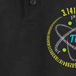 Funny Atom Pi Math Science STEM Gift 3.14 Pi Day Teacher Dry Zone Grid Performance Polo