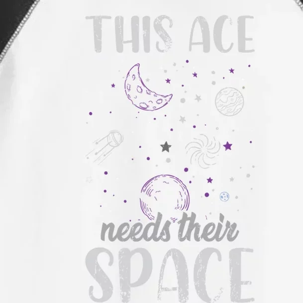 Funny Asexual Pride Outer Space Ace Asexuality Pride Asexual Funny Gift Toddler Fine Jersey T-Shirt