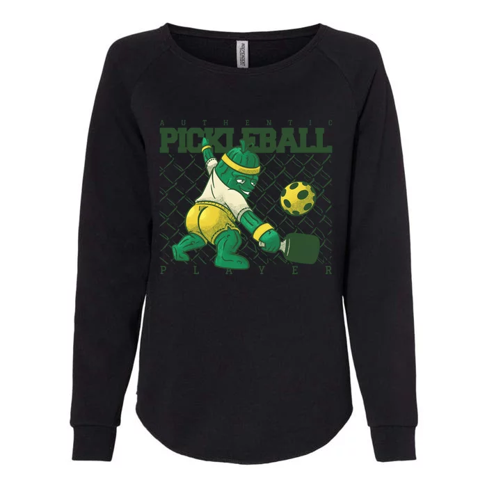 Funny Authentic Pickleball Sport Player Womens California Wash Sweatshirt