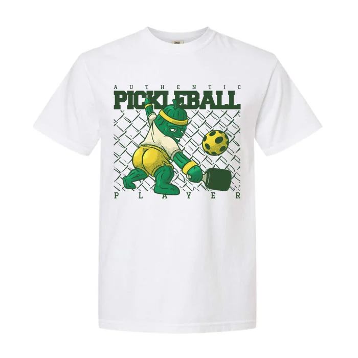 Funny Authentic Pickleball Sport Player Garment-Dyed Heavyweight T-Shirt