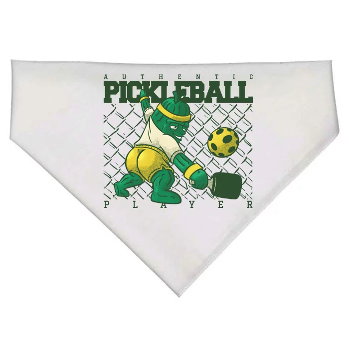 Funny Authentic Pickleball Sport Player USA-Made Doggie Bandana