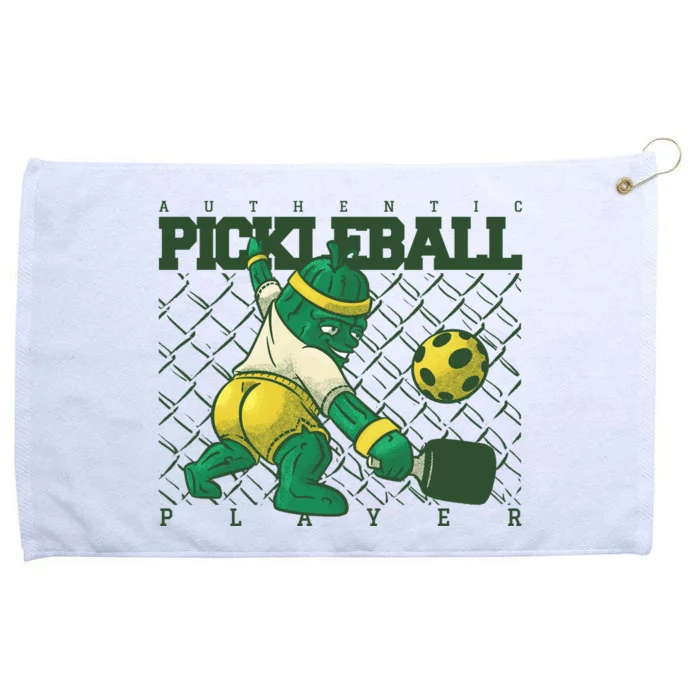 Funny Authentic Pickleball Sport Player Grommeted Golf Towel