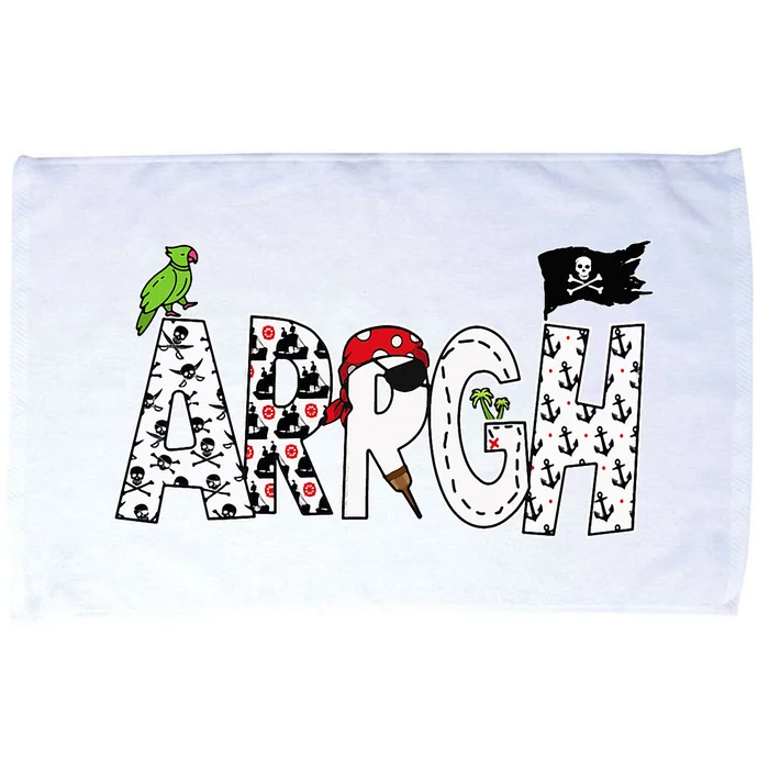 Fun Arrgh Pirate Style Pirate Costume Argh Pirate Microfiber Hand Towel