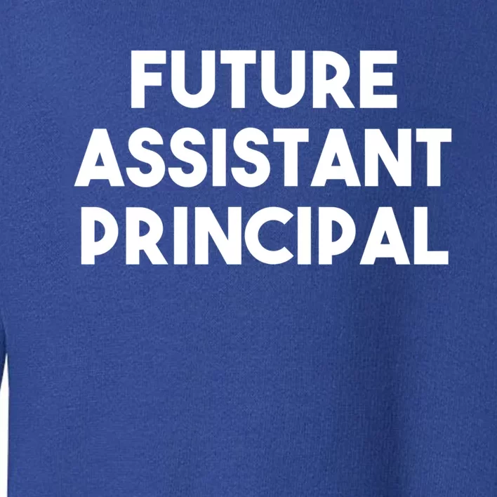 Future Assistant Principal Gift Toddler Sweatshirt