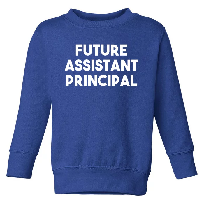 Future Assistant Principal Gift Toddler Sweatshirt