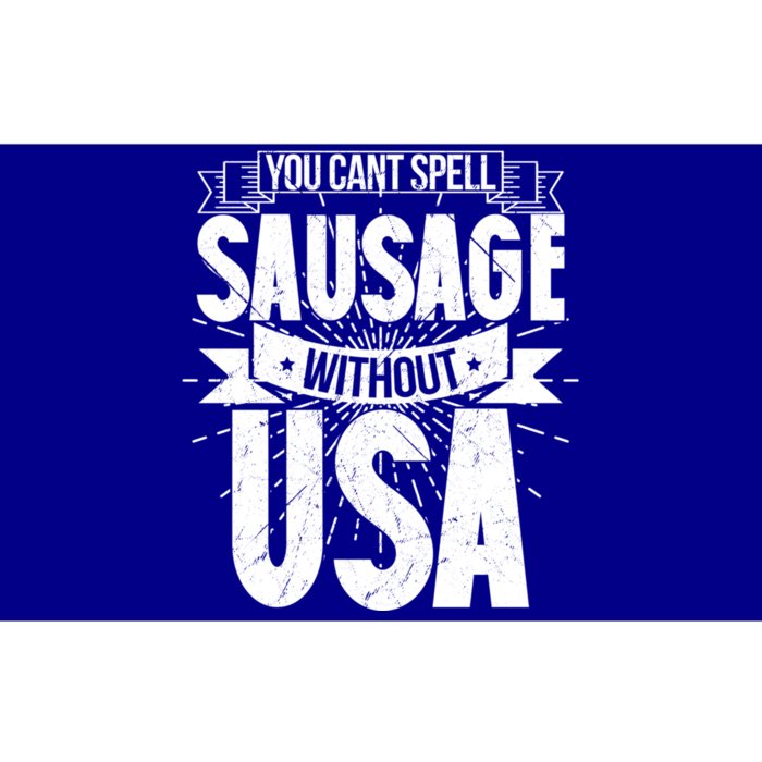 Funny American Patriotic You Can’t Spell Sausage Without Usa Great Gift Bumper Sticker