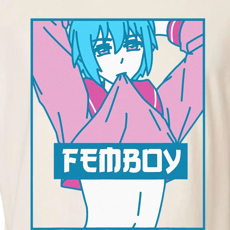 Femboy Aesthetic Pastel Yaoi Anime Boy Crossdressing Garment-Dyed Women's Muscle Tee