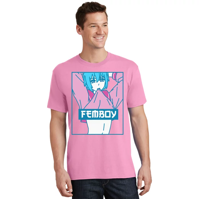 Femboy Aesthetic Pastel Yaoi Anime Boy Crossdressing T-Shirt