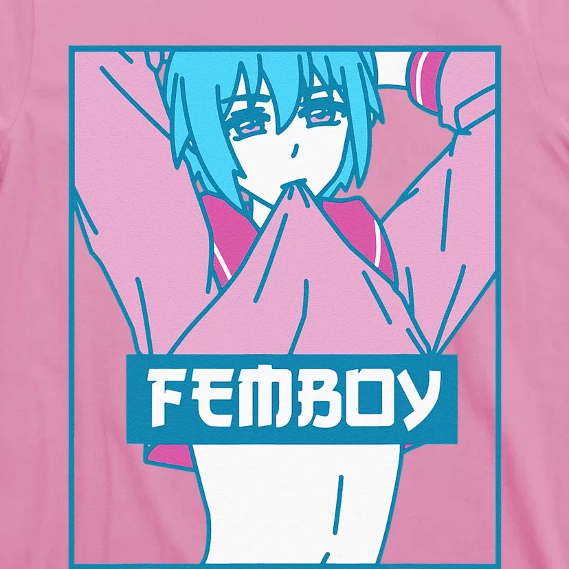 Femboy Aesthetic Pastel Yaoi Anime Boy Crossdressing T-Shirt