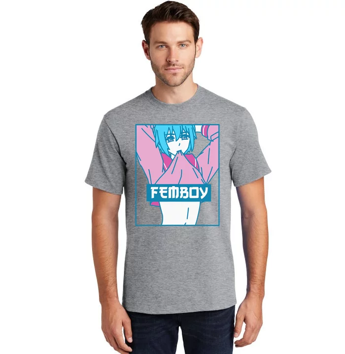 Femboy Aesthetic Pastel Yaoi Anime Boy Crossdressing Tall T-Shirt