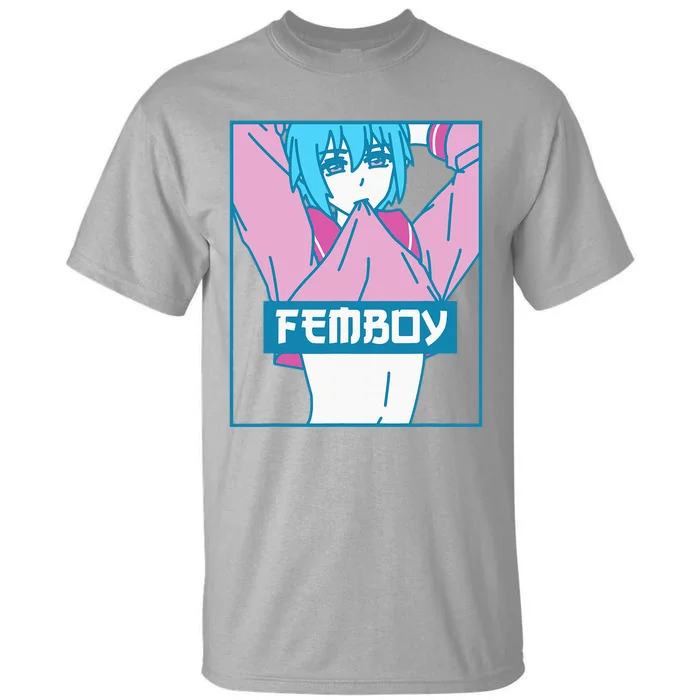 Femboy Aesthetic Pastel Yaoi Anime Boy Crossdressing Tall T-Shirt