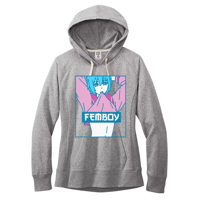 Femboy Aesthetic Pastel Yaoi Anime Boy Crossdressing Women's Fleece Hoodie