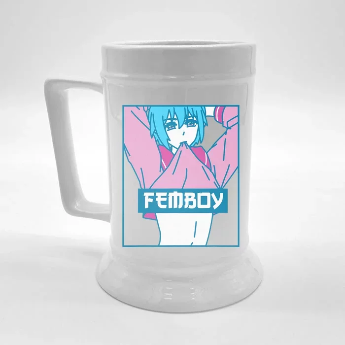 Femboy Aesthetic Pastel Yaoi Anime Boy Crossdressing Beer Stein Teeshirtpalace 6563