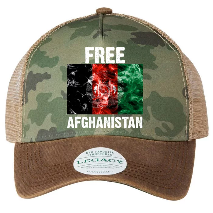 Free Afghanistan Pray For AFG Support Legacy Tie Dye Trucker Hat