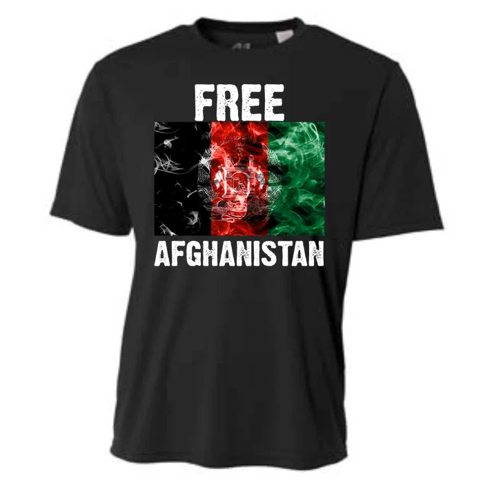 Free Afghanistan Pray For AFG Support Cooling Performance Crew T-Shirt