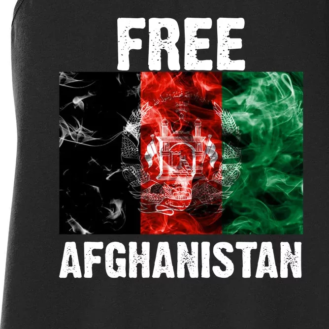 Free Afghanistan Pray For AFG Support Women's Racerback Tank