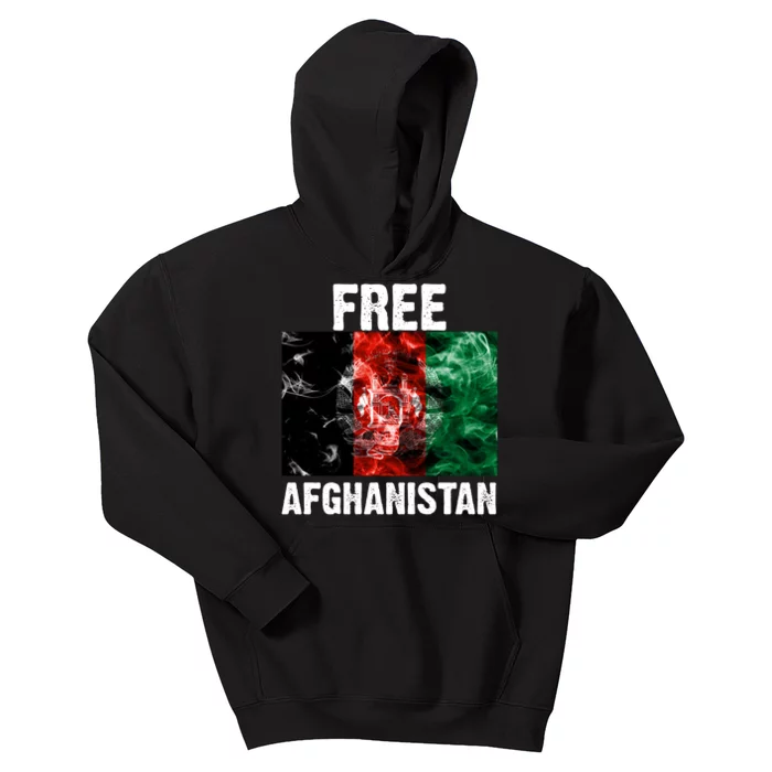 Free Afghanistan Pray For AFG Support Kids Hoodie