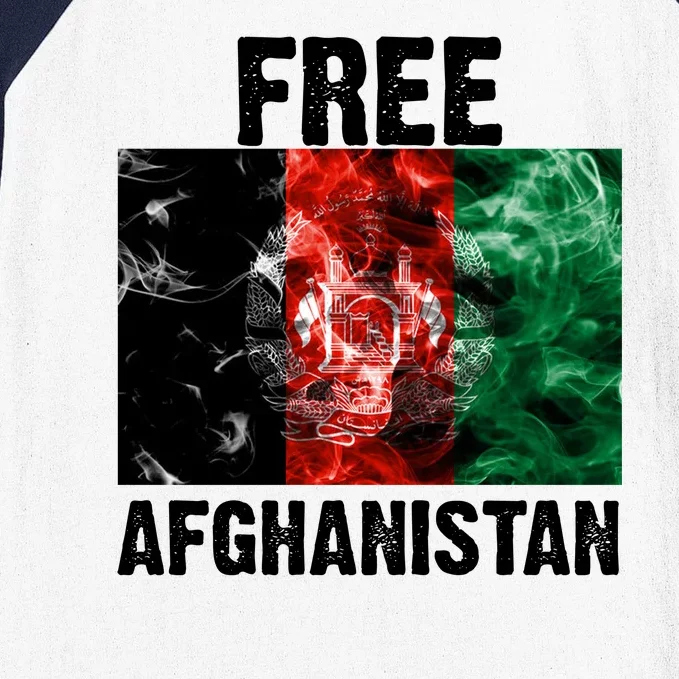 Free Afghanistan Pray For AFG Support Baseball Sleeve Shirt